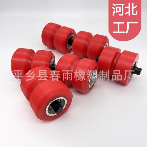 河北工厂快递物流聚氨酯斜摆轮分拣机pu包胶轮分拣机摆轮